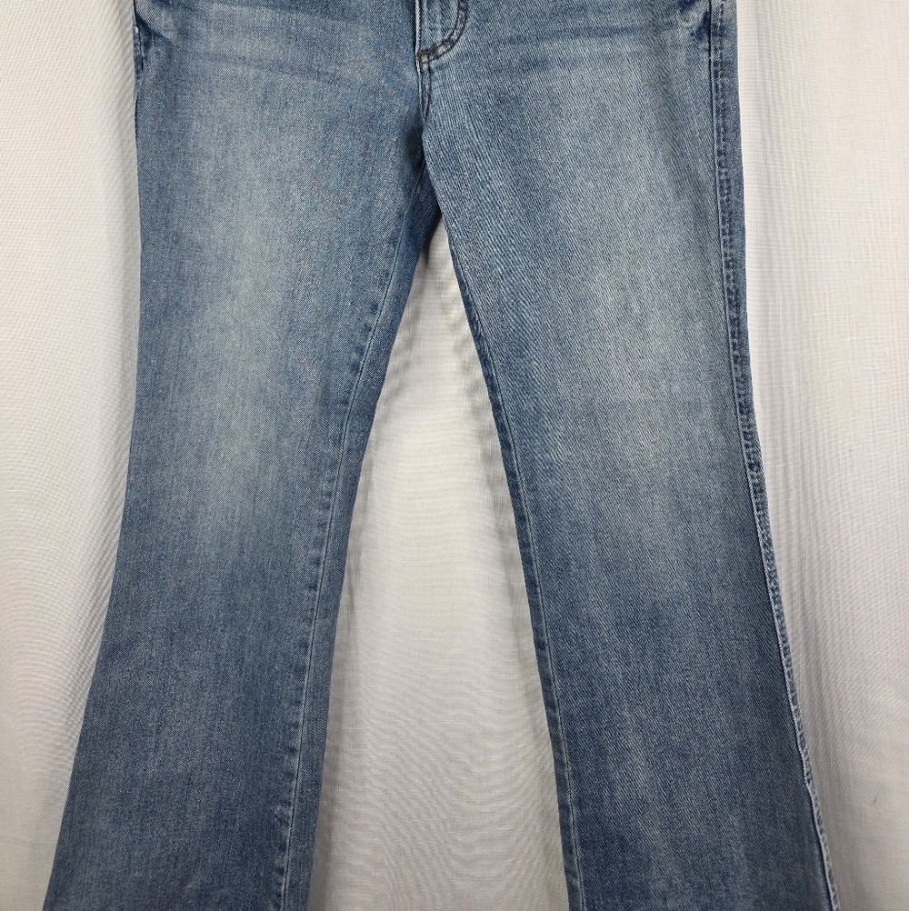 KUT FROM THE KLOTH Women's Kelsey  Ankle Flare Denim Jeans Mid Rise Size 4 - Picture 4 of 12